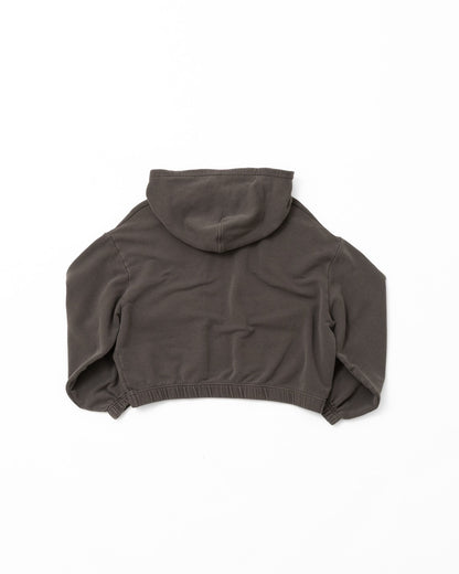 short length sweat foodie zip up