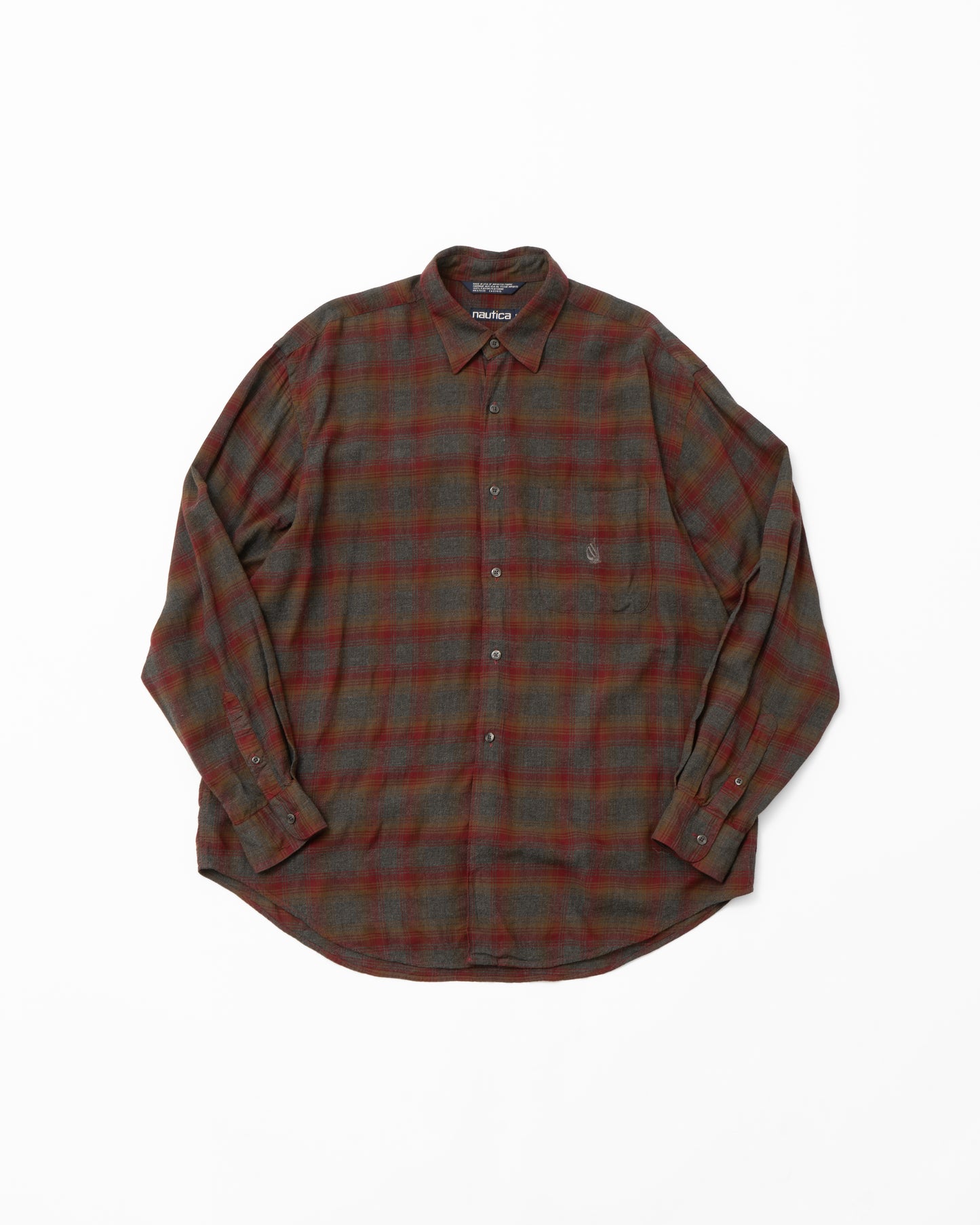 NAUTICA check rayon shirts