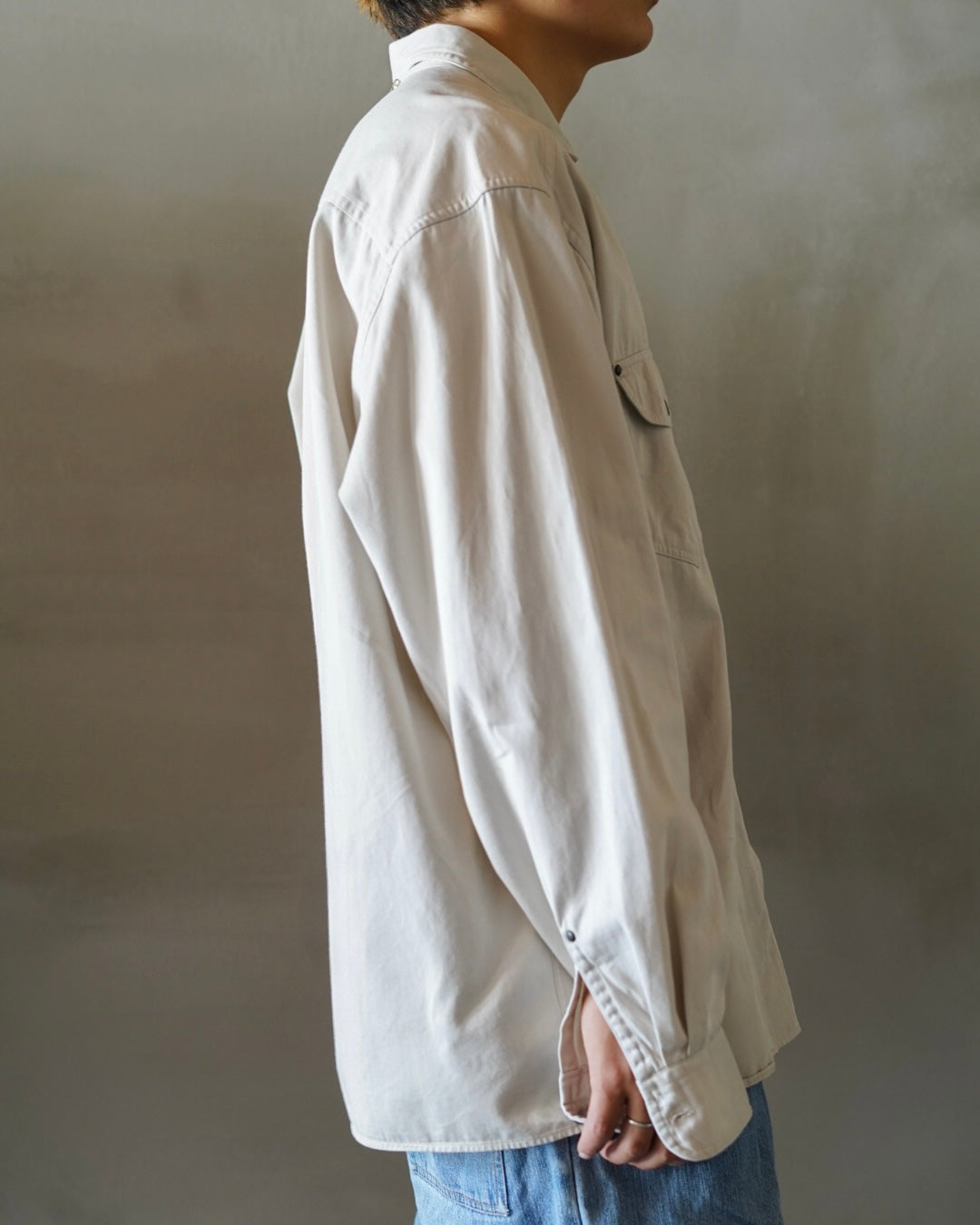 00's "OLD GAP" Off White Over Shirt