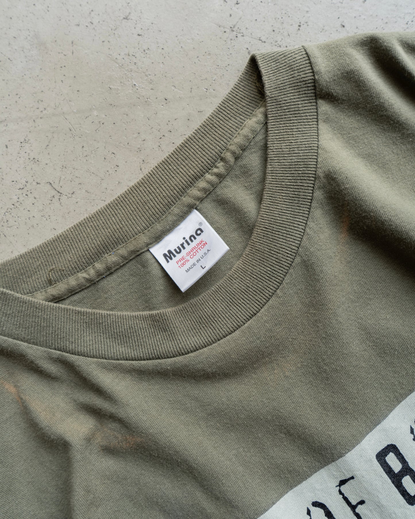 90's USA製 "OUT OF BODY" message tee