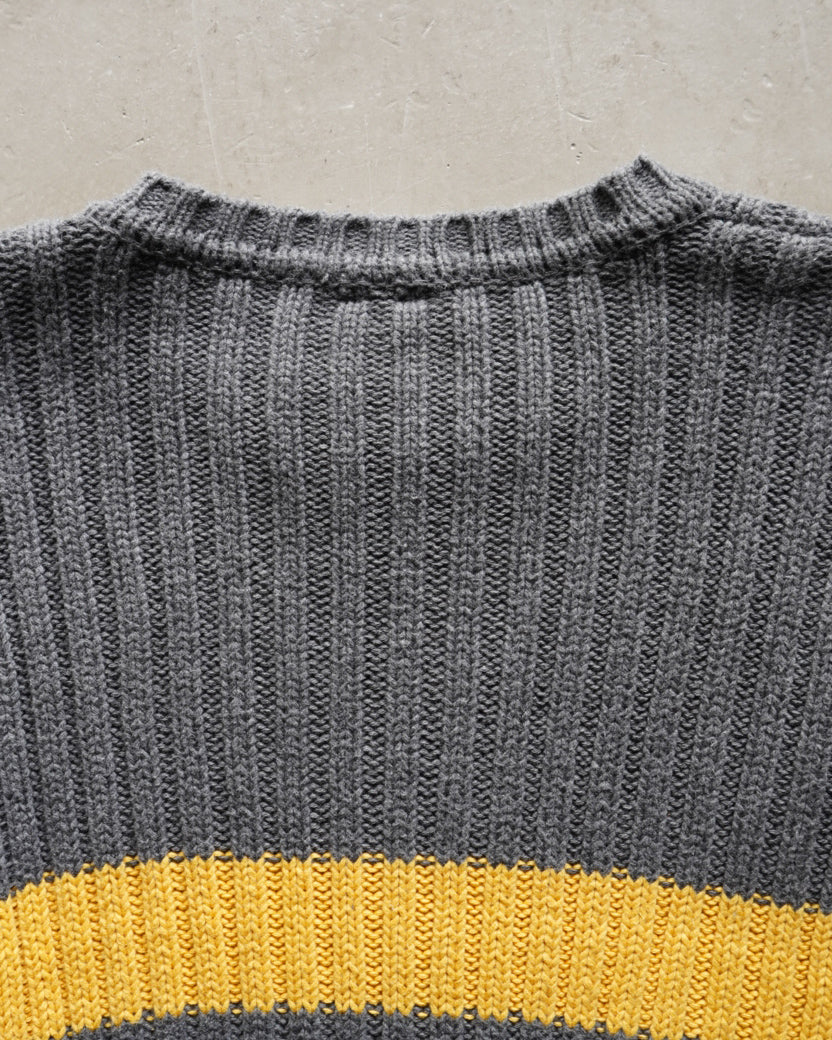 90s old GAP cotton ribbed crew neck knit sweater