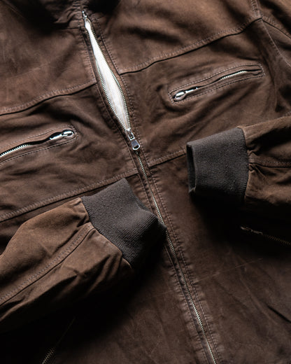 DESIREE suede leather jacket