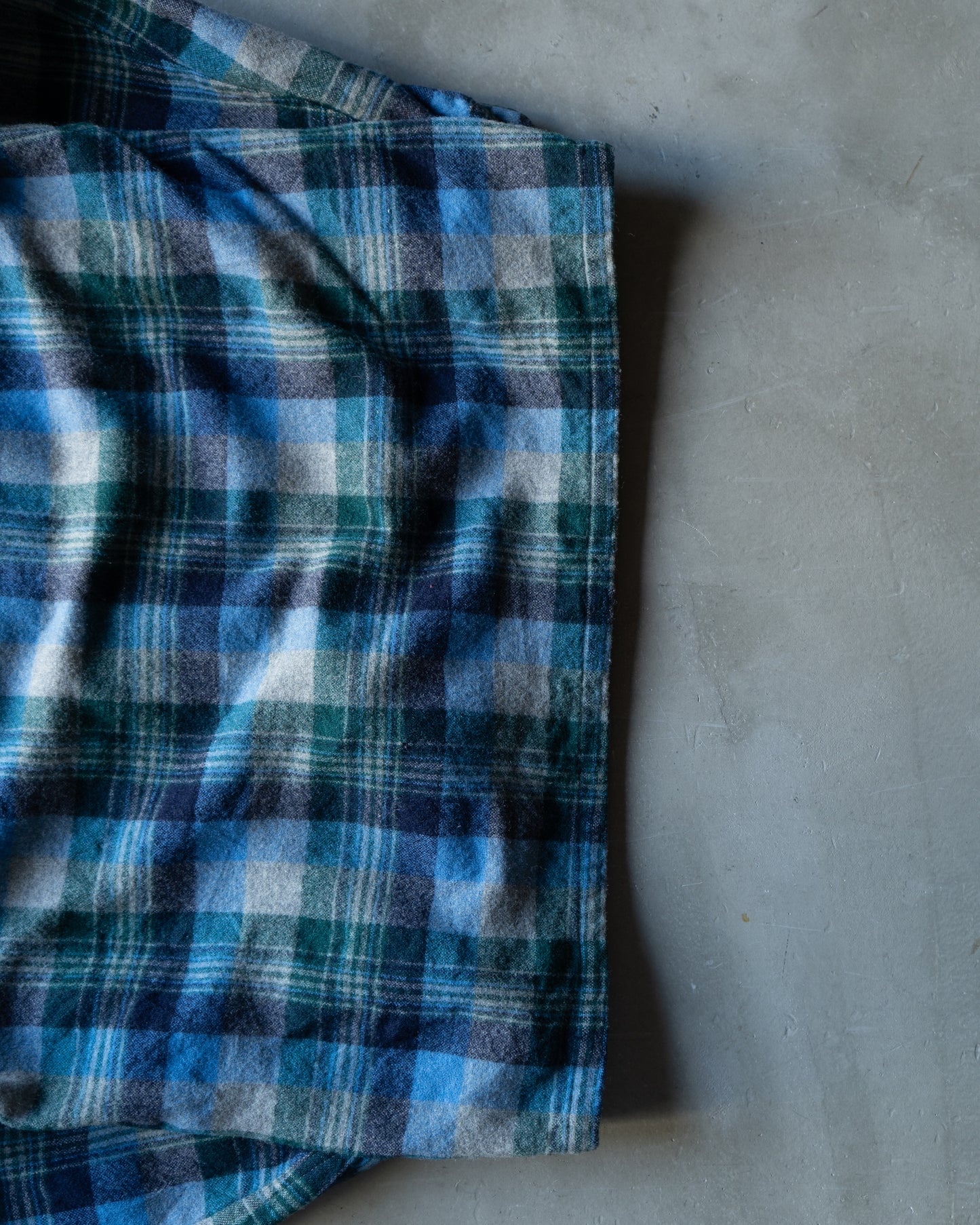 60~70's Pendleton wool open collar check shirts