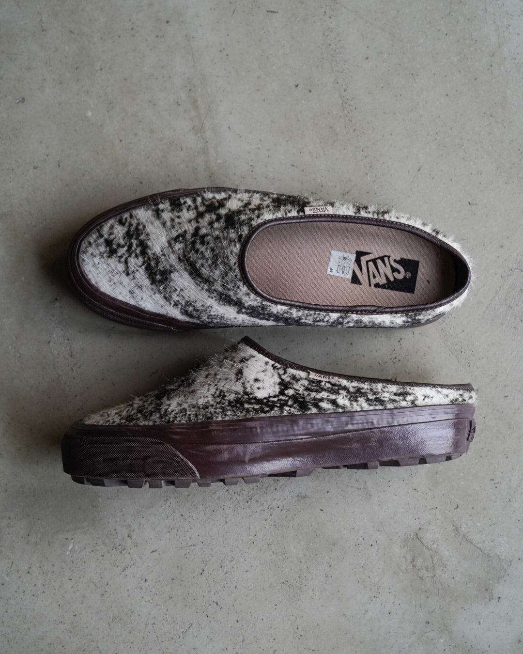VANS Hair Calf Marble Slip-On