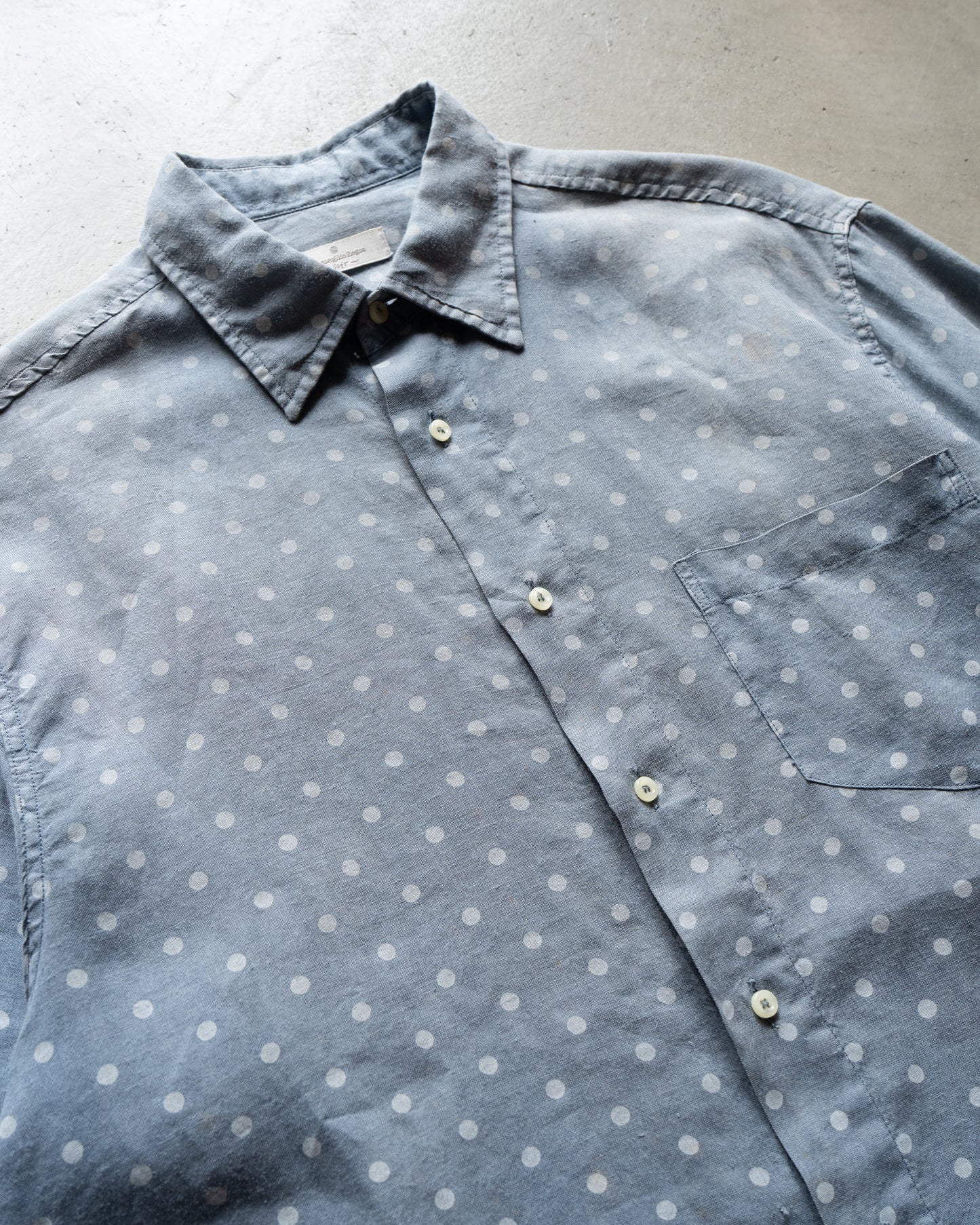 Ermenegildo Zegna linen short sleeve shirts