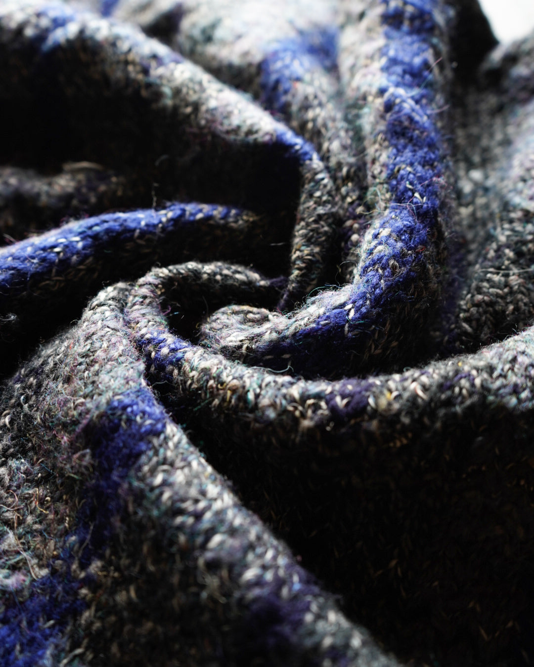 green wool acryl check cardigan made in italy