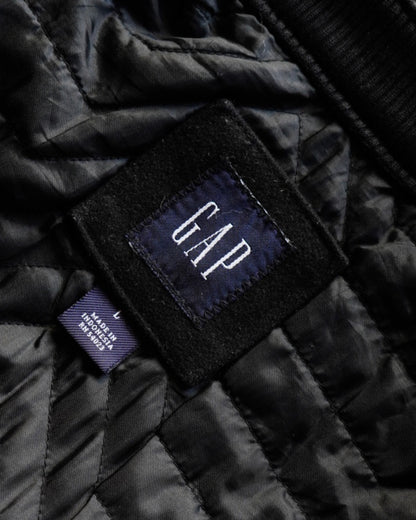GAP melton wool stand collar zipup jacket