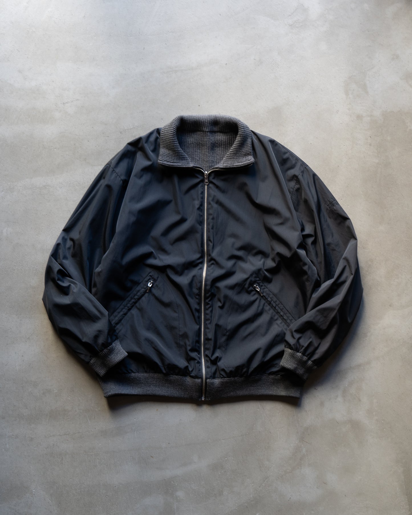 Old Stussy Wool Nylon Reversible Jacket