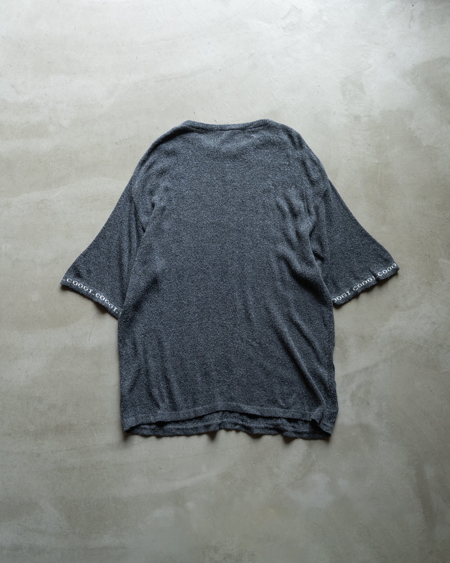 coogi short sleeve loose silhouette knit