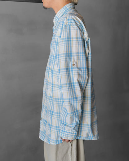 Patagonia plaid check pattern "Sun Stretch Long sleeve shirt"