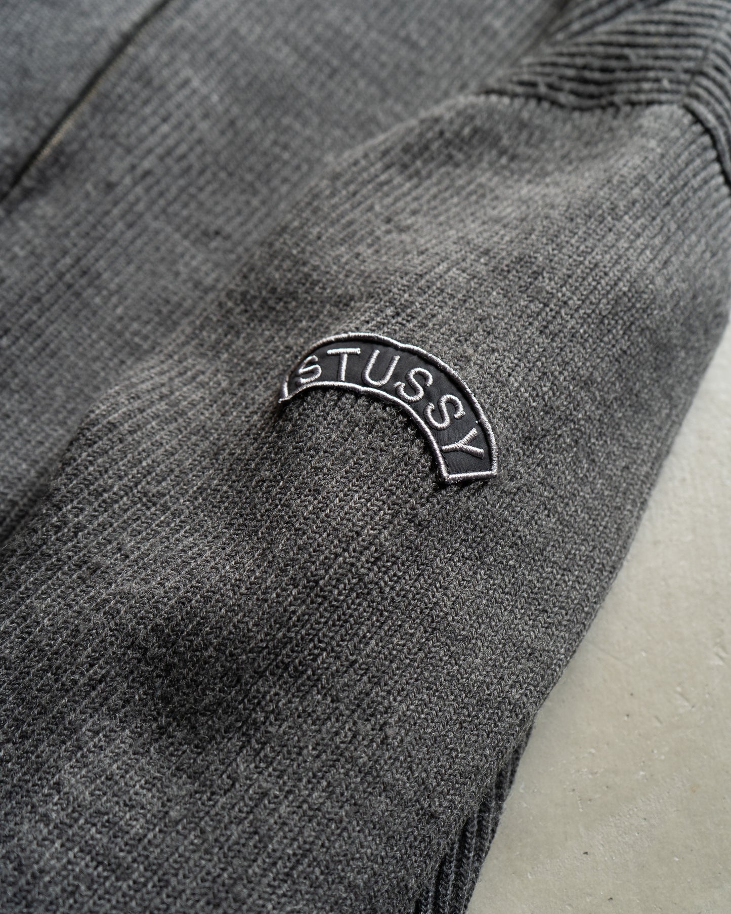 Old Stussy Wool Nylon Reversible Jacket