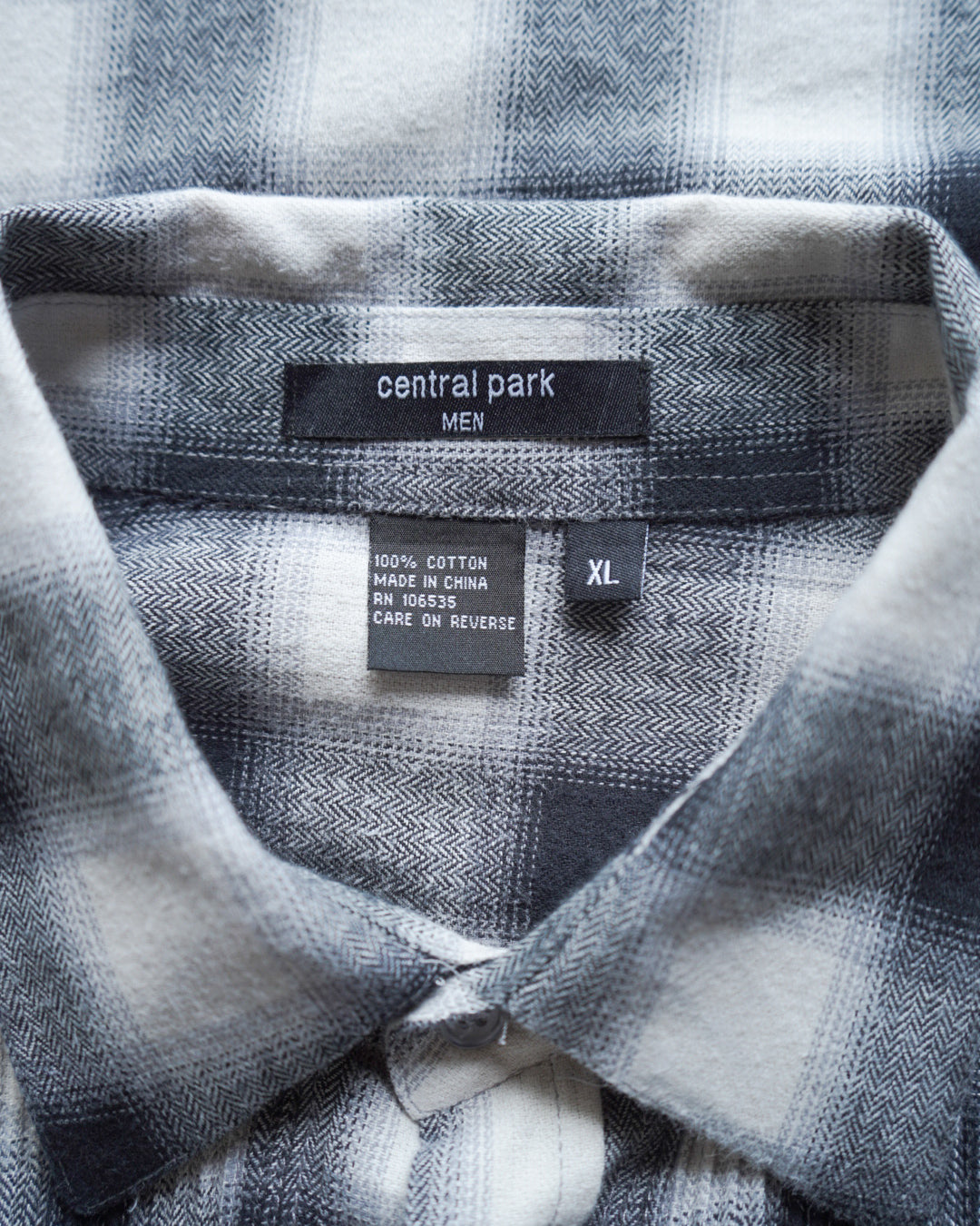 ombre check pleats design shirt
