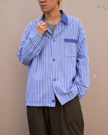 80's St Michael Multi-stripe pajama shirts