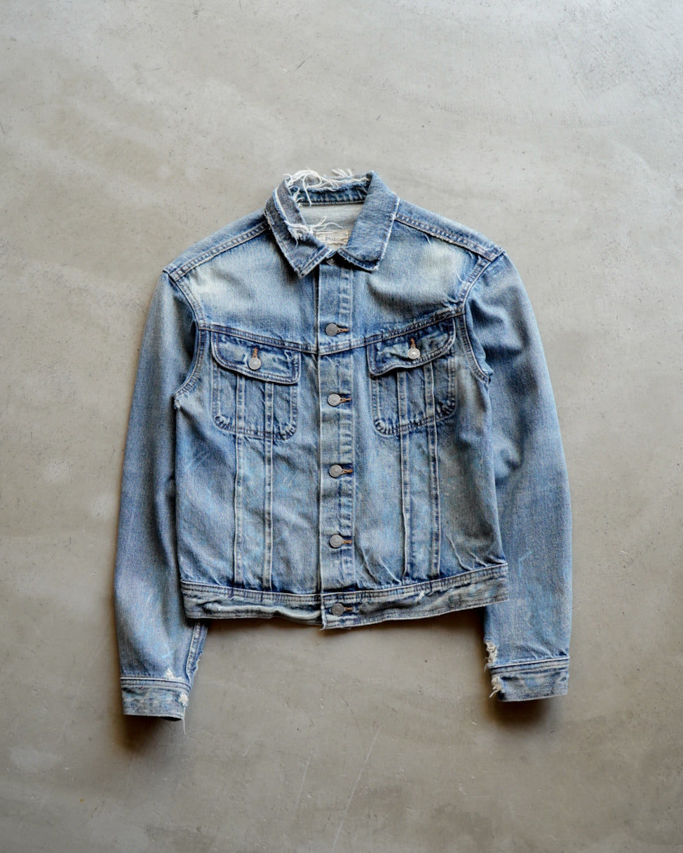 Ralph Lauren damaged denim jacket