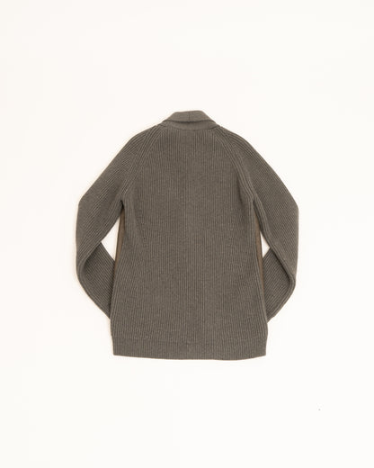 Bottega Veneta Switching wool/leather Cardigan Jacket