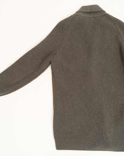 Bottega Veneta Switching wool/leather Cardigan Jacket
