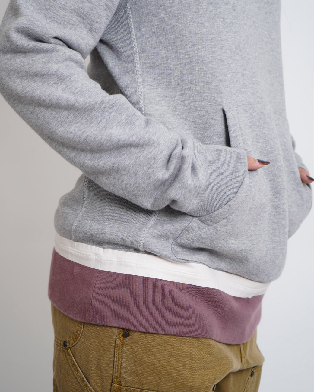 MARNI cotton sweat switching design hoodie