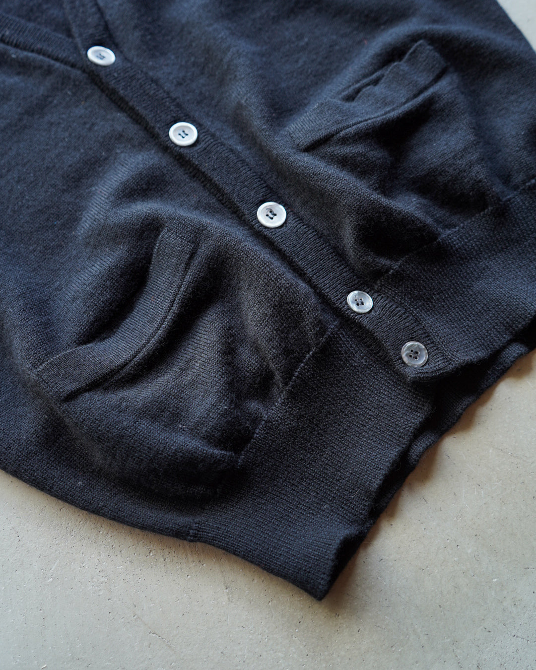 Yves Saint Laurent logo design wool cardigan