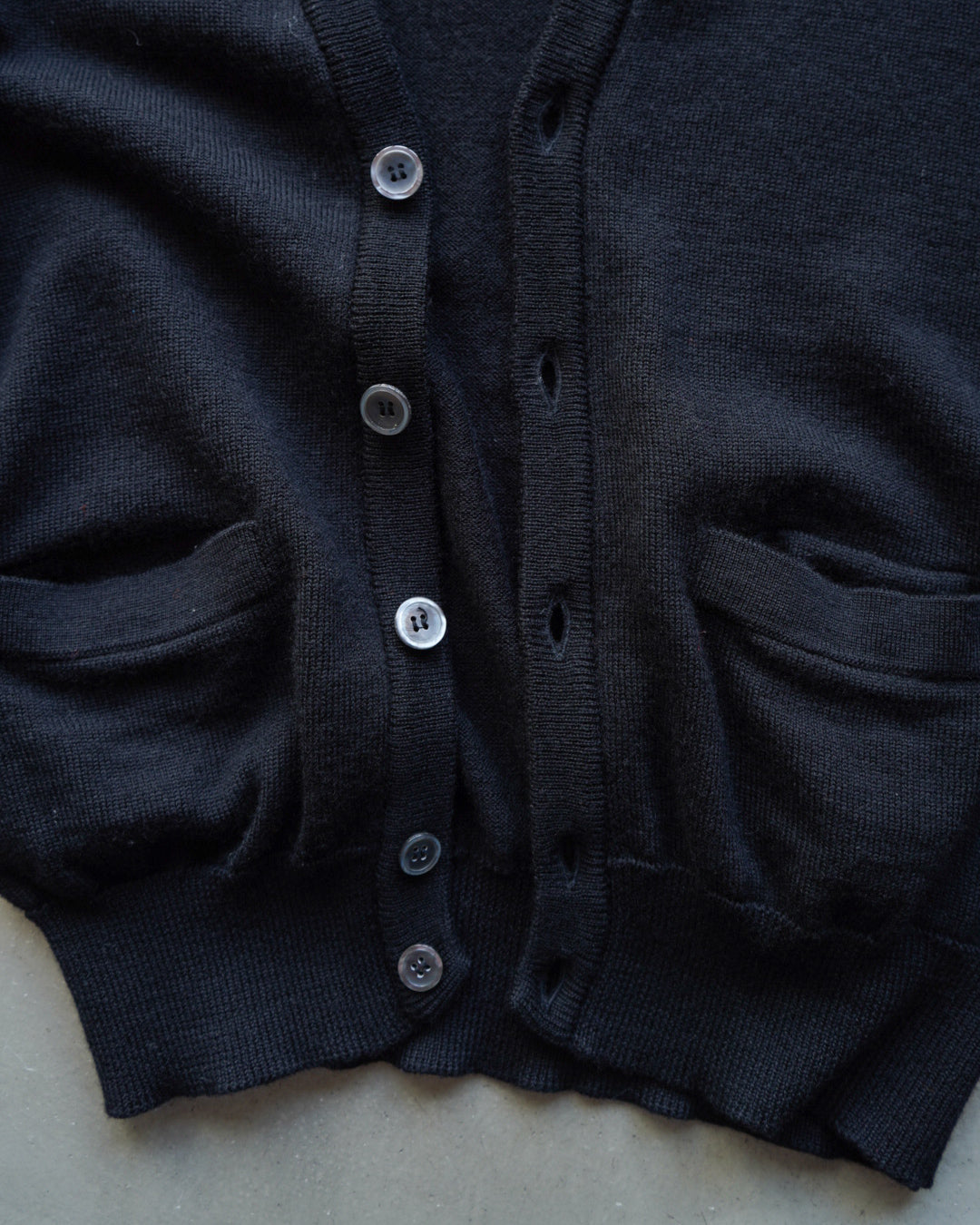 Yves Saint Laurent logo design wool cardigan