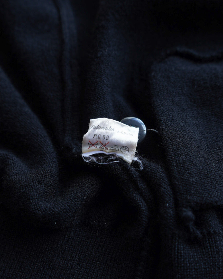 Yves Saint Laurent logo design wool cardigan