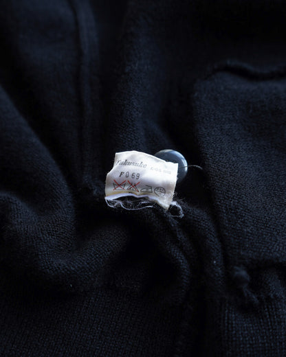 Yves Saint Laurent logo design wool cardigan