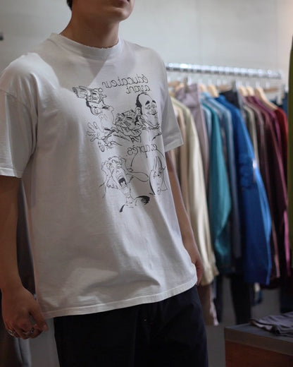 Euro Design Cartoon Print Tee